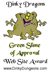 Green Slime of Approval Web Site Award